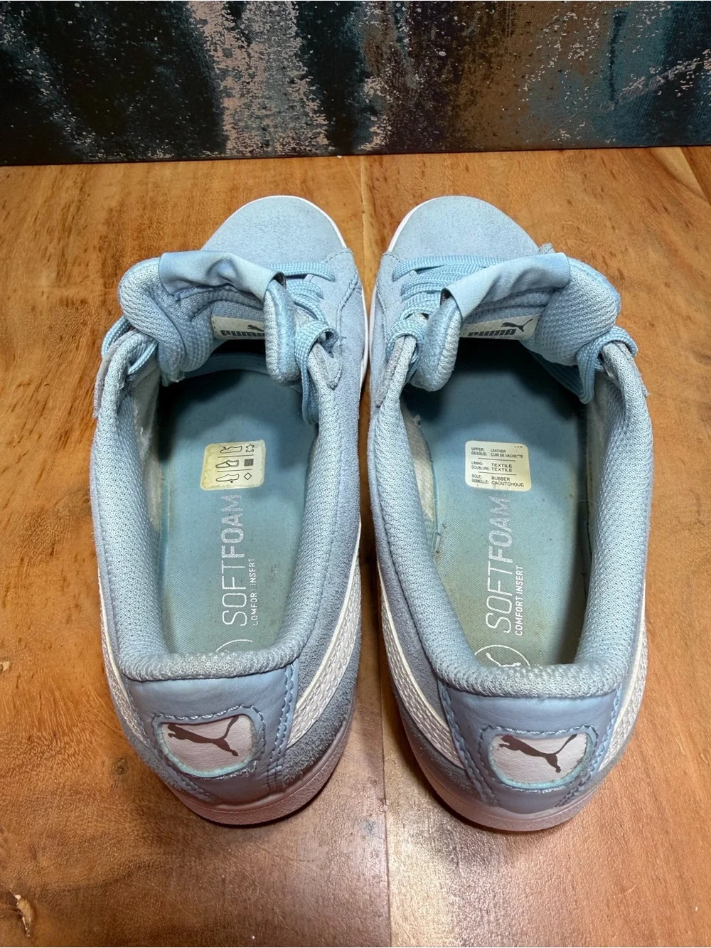 PUMA Minimalist Vikky V3 Suede Sneakers Nitro Blue Women’s Size 6.5